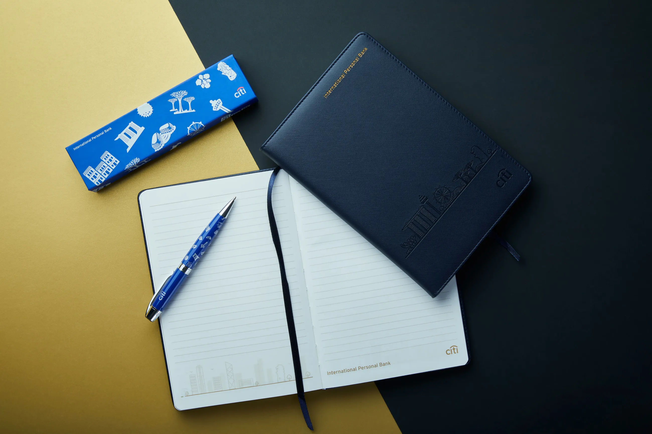 Working hand-in-hand with Citibank, we designed and fabricated a local-themed corporate gift and premium set for