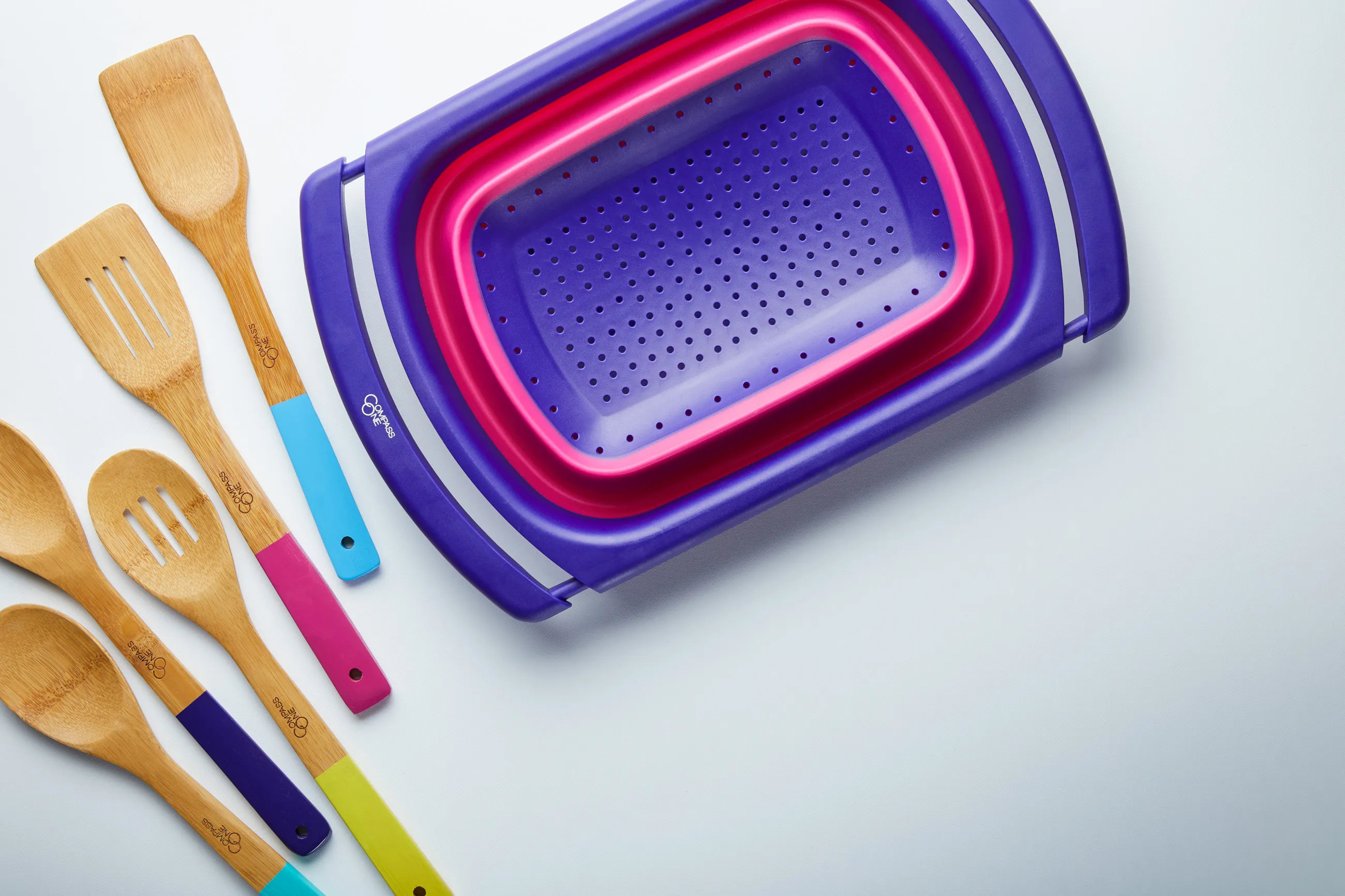 Sometimes, the most functional gifts are also the fanciest. Drawing from CompassOne’s signature brand colours, we